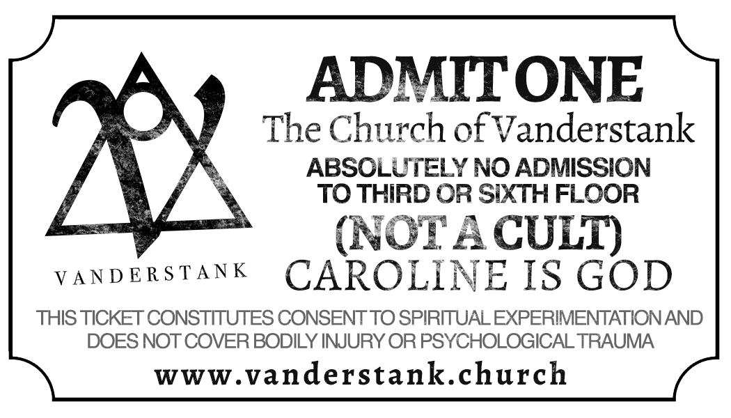 Church of Vanderstank Tickets